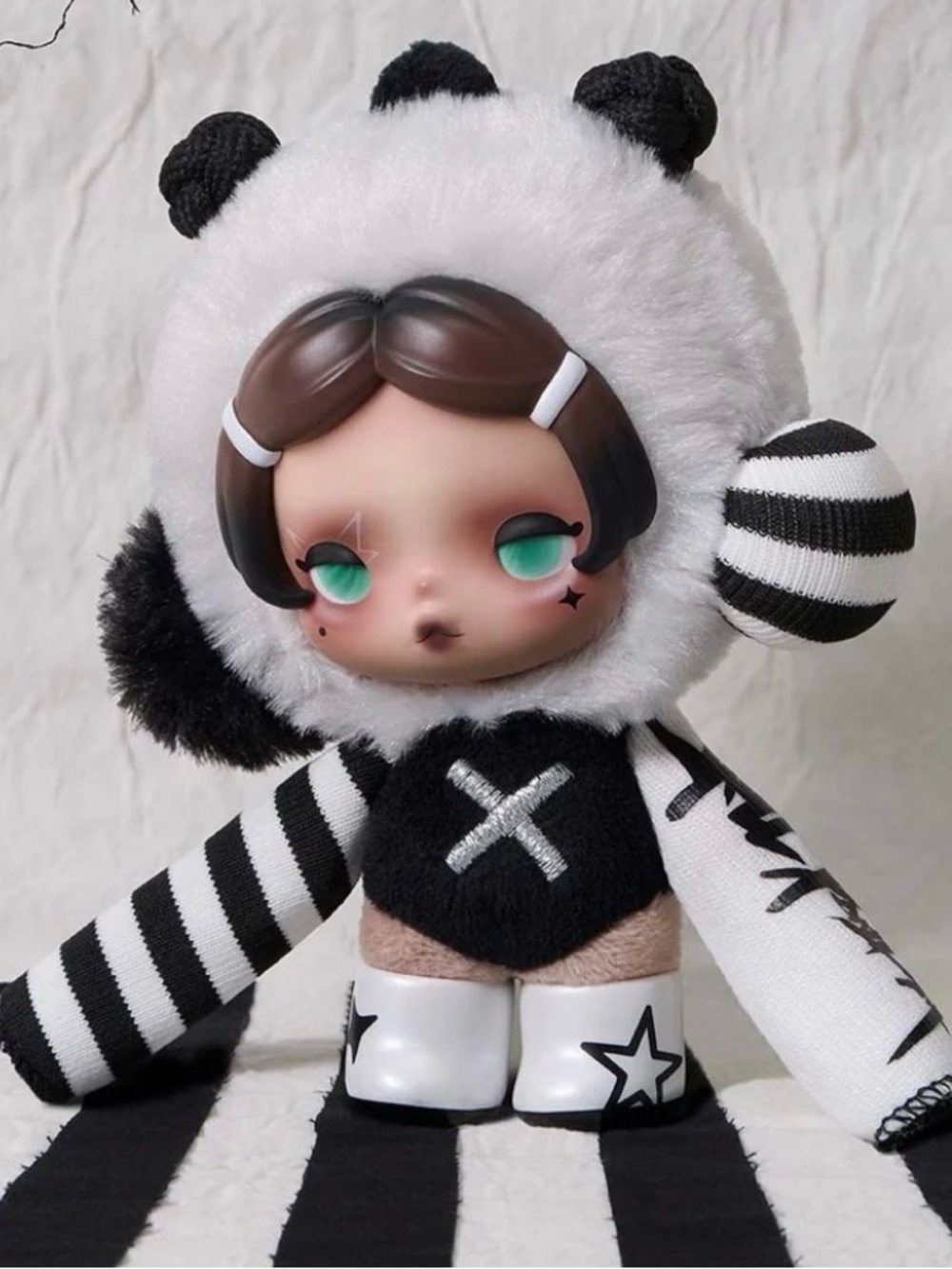 POP MART Skullpanda Off Mode Series Plush Pendant SECRET - self mode Box
